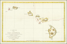 Hawaii and Hawaii Map By Jean Francois Galaup de La Perouse