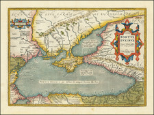 Ukraine, Romania, Turkey and Turkey & Asia Minor Map By Abraham Ortelius