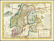 Scandinavia Map By Herman Moll