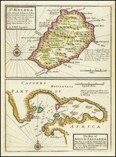 South Africa and African Islands, including Madagascar Map By Herman Moll