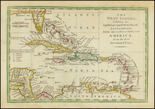 Caribbean Map By Thomas Jefferys