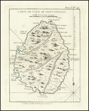 Carte De L'Isle De Saint Vincent
