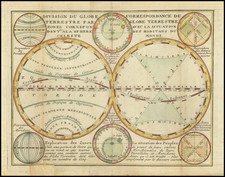 World and Celestial Maps Map By Jacques Chiquet