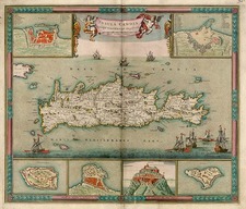 Europe, Mediterranean, Balearic Islands and Greece Map By Frederick De Wit