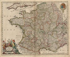 Europe and France Map By Frederick De Wit