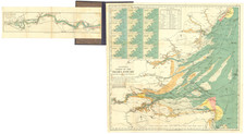 Stanford's Chart of the Thames Estuary (and) The River Thames from London to Gravesend