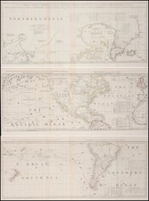 World, South America, Pacific, California and America Map By Robert Sayer  &  John Bennett