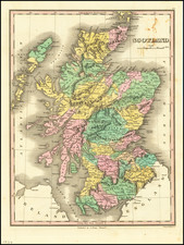 Scotland Map By Anthony Finley