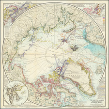 Polar Maps Map By National Geographic Society