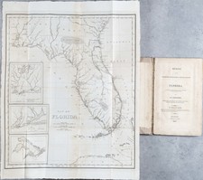 Florida, Alabama and Georgia Map By William Darby