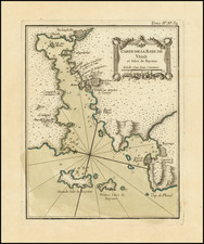 Carte de la Baye de Vigo et Isles de Bayone