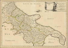 Southern Italy Map By Nicolas Sanson