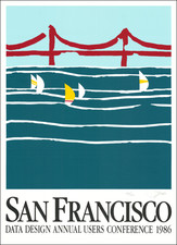 San Francisco & Bay Area and Travel Posters Map By Anonymous