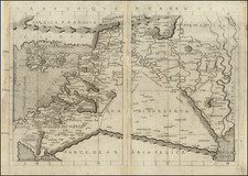 Cyprus, Middle East and Holy Land Map By Francesco Berlinghieri