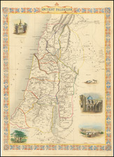 Holy Land Map By John Tallis