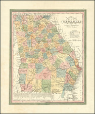 Georgia Map By Henry Schenk Tanner