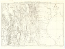 Idaho and Wyoming Map By Ferdinand Vandeveer Hayden