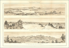 Wyoming Map By F.V. Hayden