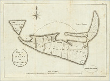 Massachusetts Map By Michel Guillaume St. Jean De Crevecoeur