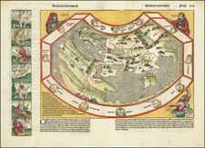 (Pre-Columbian World Map) Secunda etas mundi