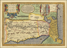 Egypt Map By Abraham Ortelius