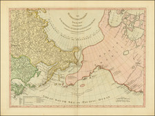 Polar Maps, Alaska, Pacific, Russia in Asia and Canada Map By Robert Sayer