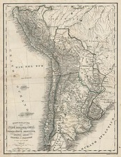South America Map By Stabilimento Civelli Giuse.
