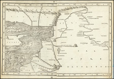 Cyprus, Middle East and Holy Land Map By Jacob Ziegler