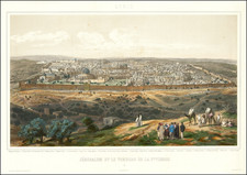 Jerusalem Map By Th. Muller