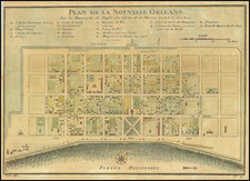 Plan De La Nouvelle Orleans Sur les Manuscrits du Depot des Cartes De la Marine . . .