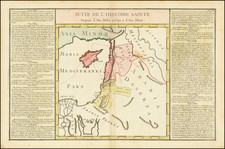 Middle East and Holy Land Map By Buy de Mornas