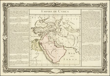 Middle East Map By Buy de Mornas / Louis Brion de la Tour