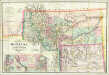 Montana Map By W. W. De Lacy