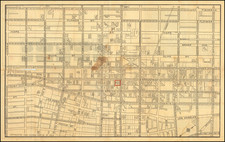 A Map of the Business Section of Los Angeles