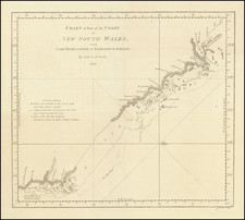 Australia Map By James Cook