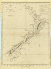 Chart of New-Zealand, explored in 1769 and 1770 by Lieut: I: Cook, Commander of His Majesty's Bark Endeavor