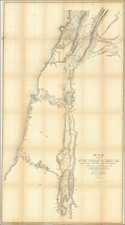 Holy Land Map By William Lynch