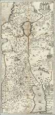 Holy Land Map By Thomas Fuller