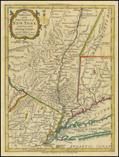 New York State Map By London Magazine