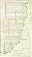 [ Ohio - Seven Ranges ]    Plat of the Seven Ranges of Townships being Part of the Territory of the United States N.W. of the River Ohio which by a late act of Congress are directed to be sold . . . 1785 By Mathew Carey