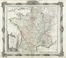 Europe and France Map By Louis Brion de la Tour