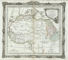 Africa, North Africa, East Africa and West Africa Map By Louis Brion de la Tour