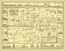 Nevada and Pictorial Maps Map By Robert Lewis Richards