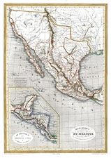 Texas, Southwest, Rocky Mountains and California Map By Charles V. Monin