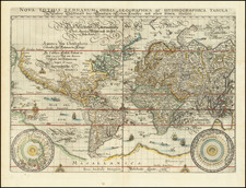 World Map By Matthaus Merian