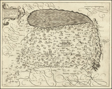 Holy Land Map By Christian van Adrichom