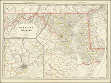 1894 Antique ST PAUL Street Map George Cram Vintage Map of St Paul