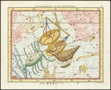 Celestial Maps Map By John Flamsteed / Jean Nicolas Fortin