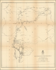 Plains, Nebraska, South Dakota, Colorado, Rocky Mountains, Colorado and Wyoming Map By United States Bureau of Topographical Engineers
