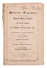 Mississippi, Illinois, Michigan, Wisconsin, Iowa and Rare Books Map By Friedrich C.L. Koch